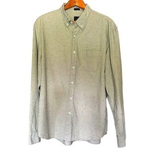 J. Crew Gray Long Sleeve Button Down Shirt Size XL Slim Fit